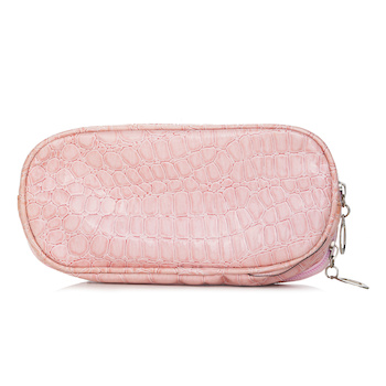 TAŠKA Double Zip Cosmetic Bag - Pink