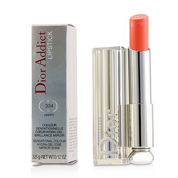 Dior Addict Hydra Gel Core Mirror Shine Lipstick - #334 Happy (Box Slightly Damaged)