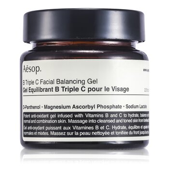 Aesop Vitamínový gel pro rovnováhu B Triple C Facial Balancing Gel