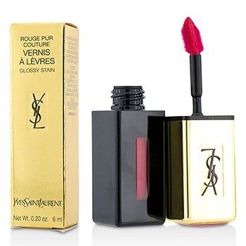 Yves Saint Laurent Lesklá dlouhotrvající rtěnka Rouge Pur Couture Vernis a Levres Glossy Stain - č. 11 Rouge Gouache