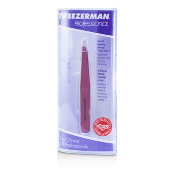 Tweezerman Pinzeta Professional Slant Tweezer - Signature Red