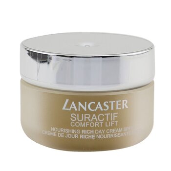 Lancaster Bohatý denní krém pro zklidnění, vypnutí a výživu pleti Suractif Comfort Lift Nourishing Rich Day Cream SPF 15