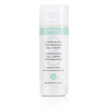 Ren Regenerační krém-gel Clearcalm 3 Replenishing Gel Cream (pro aknózní pleť)