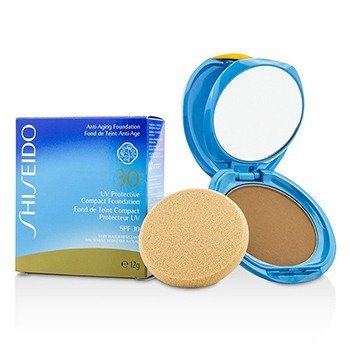 Kompaktní make-up s UV ochranou UV Protective Compact Foundation SPF 30  (pudřenka+náplň)- # Dark Beige
