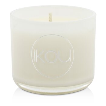 iKOU Eco-Luxury Aromacology svíčka s přírodním voskem ve skle - Zen (Green Tea & Cherry Blossom)