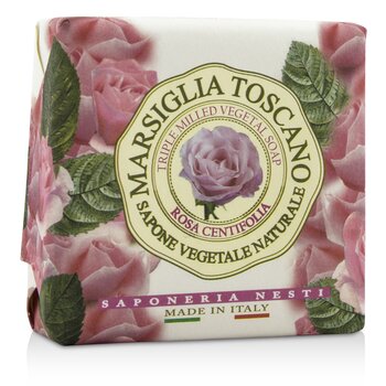 Marsiglia Toscano Triple Milled Vegetal mýdlo - Rosa Centifolia