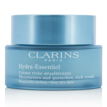 Clarins Hydra-Essentiel hydratuje a uhasí bohatý krém - velmi suchou pokožku