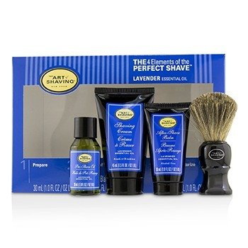 The Art Of Shaving The 4 Elements of the Perfect Shave Mid-Size Kit - Lavender