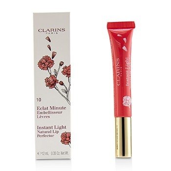 Lesk na rty pro perfektní vzhled Eclat Minute Instant Light Natural Lip Perfector - č. 10 Pink Shimmer