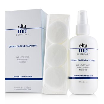 EltaMD Dermální čistič na rány (s 21 kosmetickými tampony nepouštějícími vlákna)