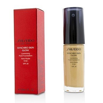 Shiseido Synchro Skin Glow rozjasňující tekutý makeup SPF 20 - # Golden 3