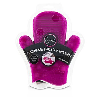 2X Sigma Spa Brush Cleaning Glove - # Pink