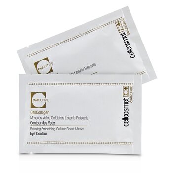 Cellcosmet and Cellmen Cellcosmet CellEctive CellCollagen Eye Contour Relaxing Smoothing Cellular Sheet Masks