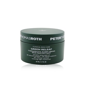 Green Releaf Therapeutic Sleep Cream Skin Protectant - Renewing Night Moisturizer