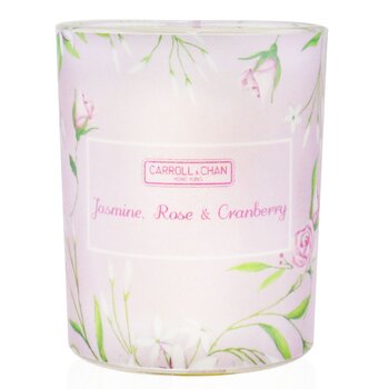 The Candle Company (Carroll & Chan) 100% Beeswax Votive Candle - Jasmine Rose Cranberry