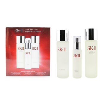 SK II Pitera Deluxe Hydrating  3-Pieces Set: Facial Treatment Essence 230ml + Facial Lift Emulsion 100g + Facial Treatment Clear Lotion 230ml
