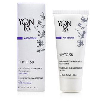 Yonka Noční krém pro suchou pleť Age Defense Phyto 58 Creme With Rosemary - Revitalizing, Invigorating (Dry Skin)