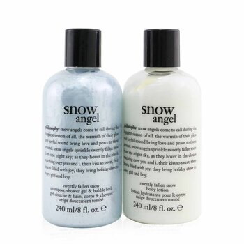 Philosophy Sada Snow Angel Duo: sprchový gel 240ml + tělová emulze 240ml