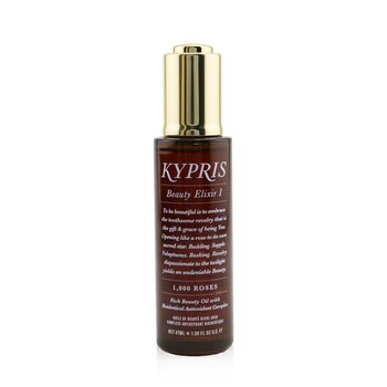 Kypris Beauty Elixir I - bohatý kosmetický olej s bioidentickým antioxidačním komplexem (s 1000 růžemi)