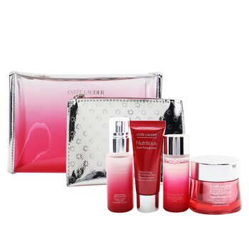 Nutritious Super-Pomegranate Reveal A Rosy Radiance Set: Moisture Creme+ Milky Lotion Light+ Lotion Light+ Cleansing Foam...(Box Slightly Damaged)