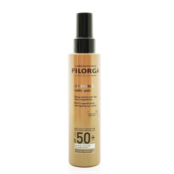 Filorga UV-bronzový výživný regenerační sprej na opalování na tělo proti stárnutí SPF50