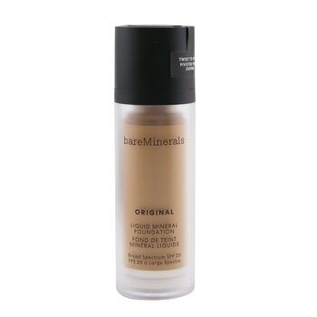 Original Liquid Mineral Foundation SPF 20 - # 19 Tan (For Tan Cool Skin With A Rosy Hue) (Exp. Date 07/2022)