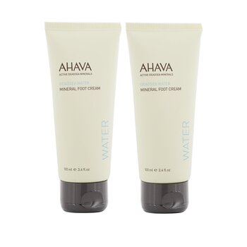 Ahava Deadsea Water Mineral Foot Cream Duo Pack