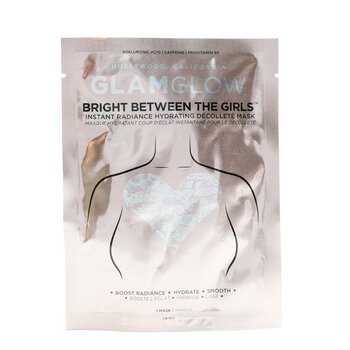 Glamglow Bright Between The Girls Instant Radiance Hydratační maska na dekolt