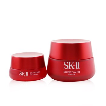 SK II Skinpower Series Set: Skinpower Cream 80g + Skinpower Eye Cream 15g