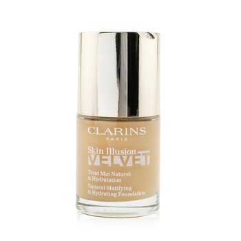 Clarins Skin Illusion Velvet Natural Matifying & Hydrating Foundation - # 113C Chestnut