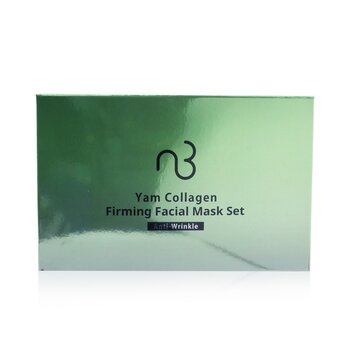 Natural Beauty Sada zpevňující pleťové masky Yam Collagen - proti vráskám