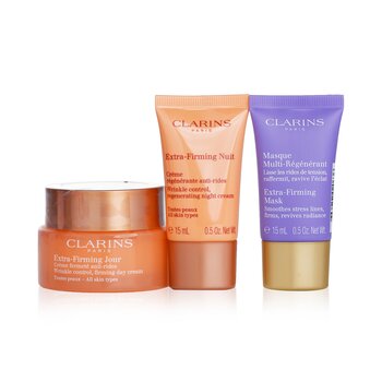 Clarins Extra Firming Set :Day Cream 50ml + Night Cream 15ml + Mask 15ml