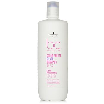 Schwarzkopf BC Bonacure pH 4.5 Color Freeze Silver Shampoo (For Grey & Lightened Hair)