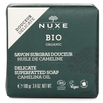 Nuxe Bio organické jemné mýdlo s vysokým obsahem tuku Camelina olej