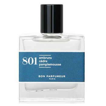 Bon Parfumeur 801 Eau De Parfum Spray - Aquatique (Sea Spray, Cedar, Grapefruit)