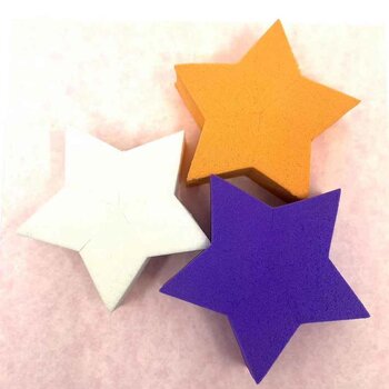 LOUISA LOUISA Powder Puff 3pcs special set (Star) (Random Color)