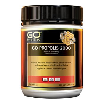 Go Healthy [Authorized Sales Agent] GO Propolis 2,000mg - 200 Softgel Caps