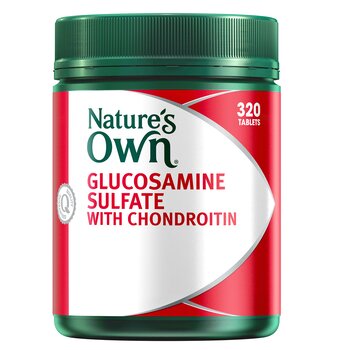 [Authorized Sales Agent] Nature's Own Glucosamine Sulfate with Chondroitin - 320 tablets