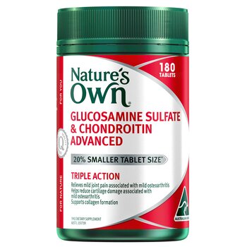 [Authorized Sales Agent] Nature's Own Glucosamine & Chond ADV  - 180 tablets