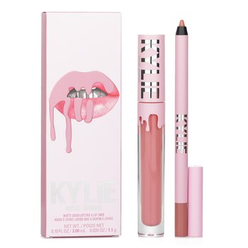 Kylie od Kylie Jenner Matte Lip Kit: Matte Liquid Lipstick 3ml + Lip Liner 1.1g - # 300 Koko K