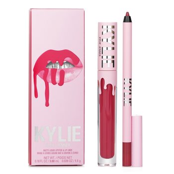 Kylie od Kylie Jenner Matte Lip Kit: Matte Liquid Lipstick 3ml + Lip Liner 1.1g - # 401 Victoria
