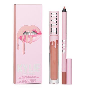 Kylie od Kylie Jenner Matte Lip Kit: Matte Liquid Lipstick 3ml + Lip Liner 1.1g - # 700 Bare