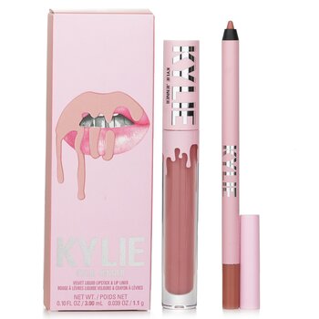Kylie od Kylie Jenner Velvet Lip Kit: Liquid Lipstick 3ml + Lip Liner 1.1g - # 700 Bare