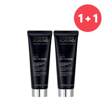 Annemarie Borlindová 【1+1 Set】2 In 1 Black Mask - Intensive Care Mask For Combination Skin with Large Pores