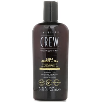 American Crew 3-in-1 Ginger + Tea Shampoo, Conditioner And Body Wash