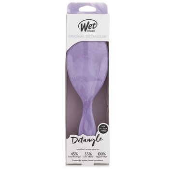 Mokrý kartáč Original Detangler Glitter Waves Purple Hair Brush