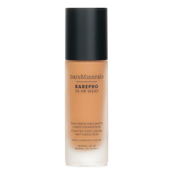 BareMinerals BAREPRO 24HR WEAR Skin Perfecting Matte Liquid Foundation Mineral SPF 20 - # Medium 35N Neutral